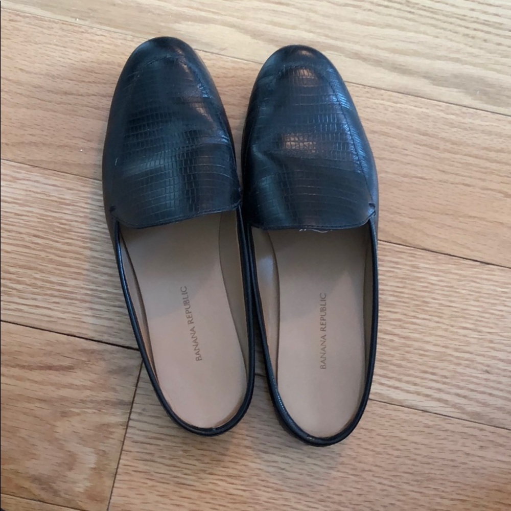 Banana republic leather slides